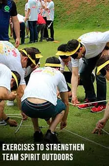 Exercises-to-strengthen-team-spirit-outdoors